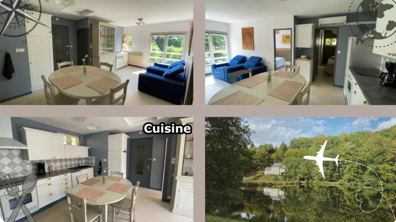 Appartement Aux Sources De La Chabanne Saint-Hilaire-les-Courbes Bagian luar foto